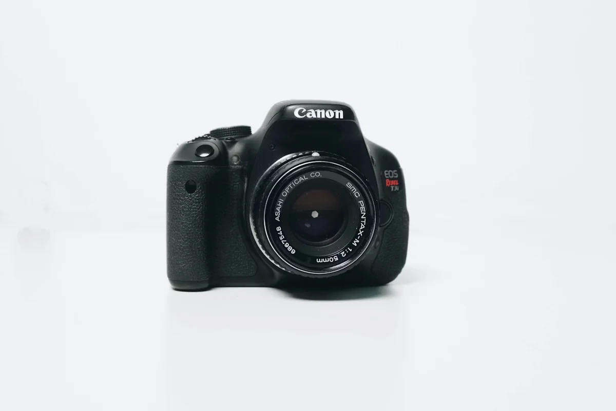 Professional photography equipment and camera setup for business and product photography